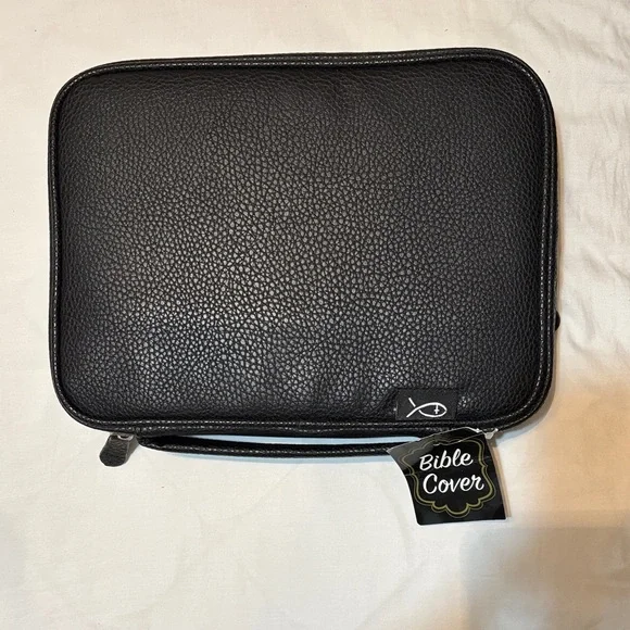Black Bible Cover Bag - Picture 1 of 6
